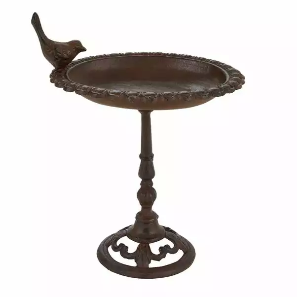 Dunelm Cast Iron Bird Bath 2 Dunelm Cast Iron Bird Bath - Image 2