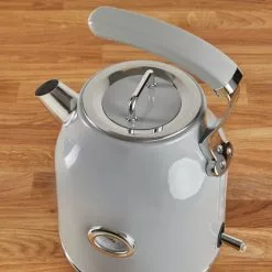 Dunelm Retro 1.7L 3KW Grey Kettle -outdoor lighting Sales Store 1000155925 alt03