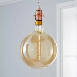 Status 6.5 Watt G200 ES 28cm Dimmable Spiral Filament Bulb -outdoor lighting Sales Store 1000156417 alt03