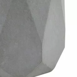 Dunelm Fibre Clay Geometric Grey Planter -outdoor lighting Sales Store 1000159289 alt02