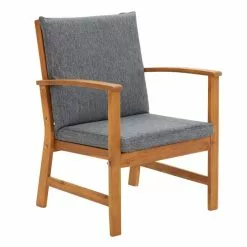 Dunelm Honolulu 4 Seater Wooden Conversation Set -outdoor lighting Sales Store 1000159470 alt04