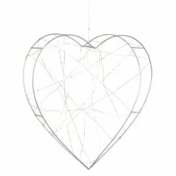 Dunelm Outdoor Light-Up Metal Heart Decoration -outdoor lighting Sales Store 1000159501 alt02