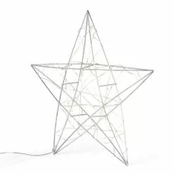 Dunelm Outdoor Light-Up Metal Star Decoration -outdoor lighting Sales Store 1000159502 alt02