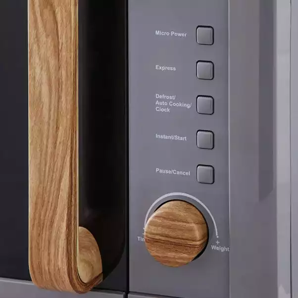 Dunelm Contemporary 20L 700W Grey Microwave 2 Dunelm Contemporary 20L 700W Grey Microwave - Image 2