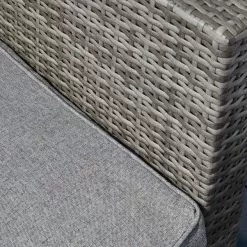 Dunelm Cancun 4 Seater Rattan Grey Modular Sofa Set -outdoor lighting Sales Store 1000183657 alt02