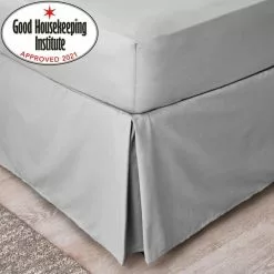 Dunelm Non Iron Plain Dye Slate Grey Valance