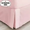 Dunelm Non Iron Plain Dye Dusky Pink Valance