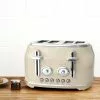 Dunelm Retro Cream 4 Slice Toaster