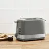 Dunelm 2 Slice Grey Toaster