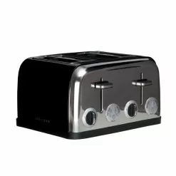 Spectrum Black 4 Slice Toaster