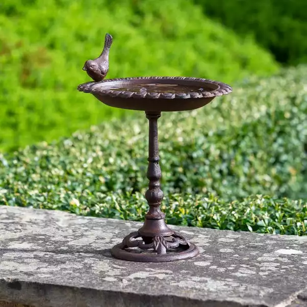 Dunelm Cast Iron Bird Bath 1 Dunelm Cast Iron Bird Bath