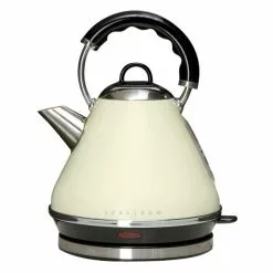 Dunelm Spectrum Cream Rapid Boil Pyramid Kettle
