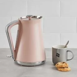 Dunelm Contemporary 1.7L 3kW Blush Pink Jug Kettle