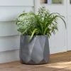 Dunelm Fibre Clay Geometric Grey Planter