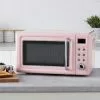 Dunelm Retro 20L 800W Pink Digital Microwave