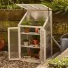 Dunelm Timber Cream GroZone Greenhouse