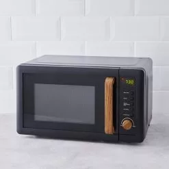 Dunelm Contemporary 20L 700W Black Microwave