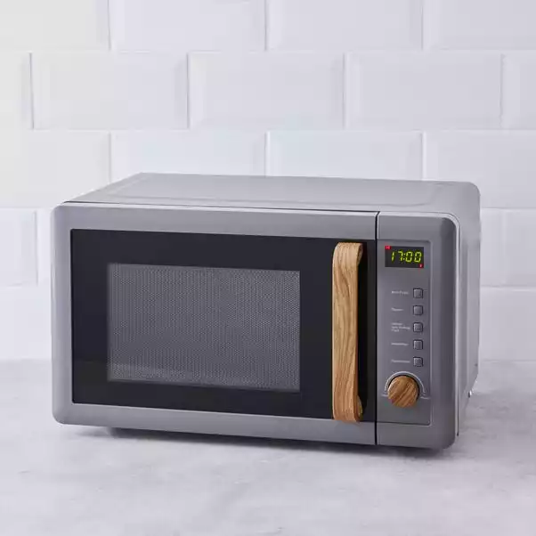 Dunelm Contemporary 20L 700W Grey Microwave 1 Dunelm Contemporary 20L 700W Grey Microwave