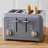Dunelm Cool Grey Spectrum Toaster