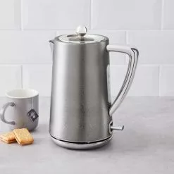 Dunelm Crackled Effect 1.7L 3kW Steeple Grey Kettle