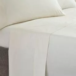 Dorma Egyptian Cotton 400 Thread Count Percale Flat Sheet