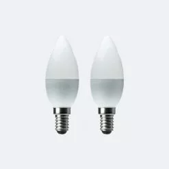 Status Branded Dimmable 5.5 Watt SES Pearl LED Candle Bulb 2 Pack -outdoor lighting Sales Store 30697004 alt03
