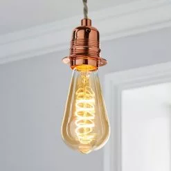 Status 4 Watt ST64 BC LED Spiral Filament Bulb