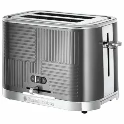 Russell Hobbs Geo Steel 2 Slice Toaster -outdoor lighting Sales Store 30714031 alt03