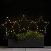 Dunelm Set Of 3 Star Solar Light Up Stake Lights