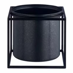 Dunelm London Black Framed Planter -outdoor lighting Sales Store 30729967 alt02