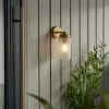 Dunelm Ellison Gold Effect Outdoor Wall Light