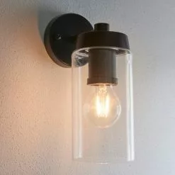 Dunelm Ellison Matt Black Outdoor Wall Light