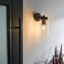 Dunelm Ellison Matt Black Outdoor Wall Light -outdoor lighting Sales Store 30730431 alt02