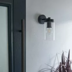 Dunelm Ellison Matt Black Outdoor Wall Light -outdoor lighting Sales Store 30730431 alt03