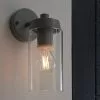 Dunelm Ellison Matt Grey Outdoor Wall Light