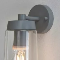 Dunelm Ellison Matt Grey Outdoor Wall Light -outdoor lighting Sales Store 30730432 alt04