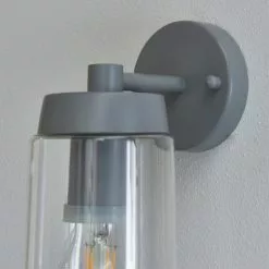Dunelm Ellison Matt Grey Outdoor Wall Light -outdoor lighting Sales Store 30730432 alt05