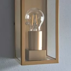 Dunelm London Gold Industrial Outdoor Wall Light 8 Dunelm London Gold Industrial Outdoor Wall Light -outdoor lighting Sales Store 30730481 alt02