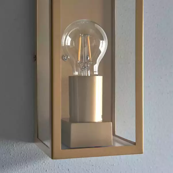 Dunelm London Gold Industrial Outdoor Wall Light 3 Dunelm London Gold Industrial Outdoor Wall Light - Image 3