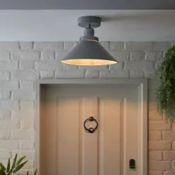 Dunelm Houston Outdoor Porch Ceiling Fitting -outdoor lighting Sales Store 30731134 alt04
