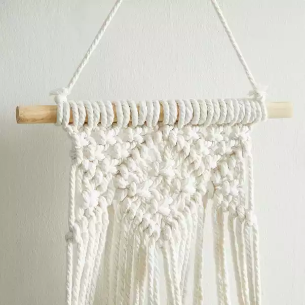 Dunelm Hanging Macrame Double Planter 2 Dunelm Hanging Macrame Double Planter - Image 2