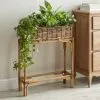 Churchgate Rattan Planter Box With Stand