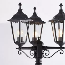 Vogue Lighting Vogue Trenton Outdoor 3 Light Lamppost -outdoor lighting Sales Store 30743490 alt02