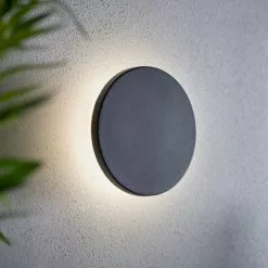 Dunelm Mason Integrated LED Outdoor Wall Light