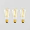 Status Marsden 5 Watt ST58 ES LED Dimmable Bulb Industrial 3 Pack