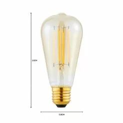Status Marsden 5 Watt ST58 ES LED Dimmable Bulb Industrial 3 Pack -outdoor lighting Sales Store 30746380 alt07