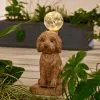 Dunelm Cockapoo Solar Light Natural
