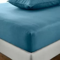 Dunelm Soft Washed Recycled Cotton Fitted Sheet