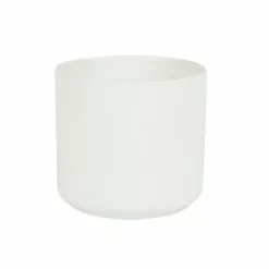 Dunelm White Ceramic Plant Pot -outdoor lighting Sales Store 30751212 alt02