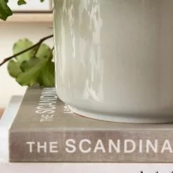 Dunelm Reactive Glaze Grey Ceramic Plant Pot 6 Dunelm Reactive Glaze Grey Ceramic Plant Pot -outdoor lighting Sales Store 30751214 alt02